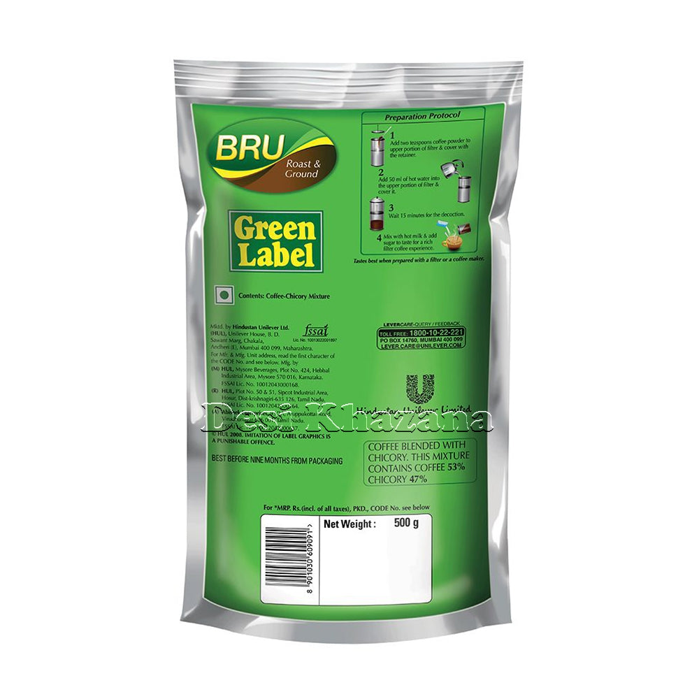 Bru Roast & Ground Filter Coffee 500 gm - Desi Khazana