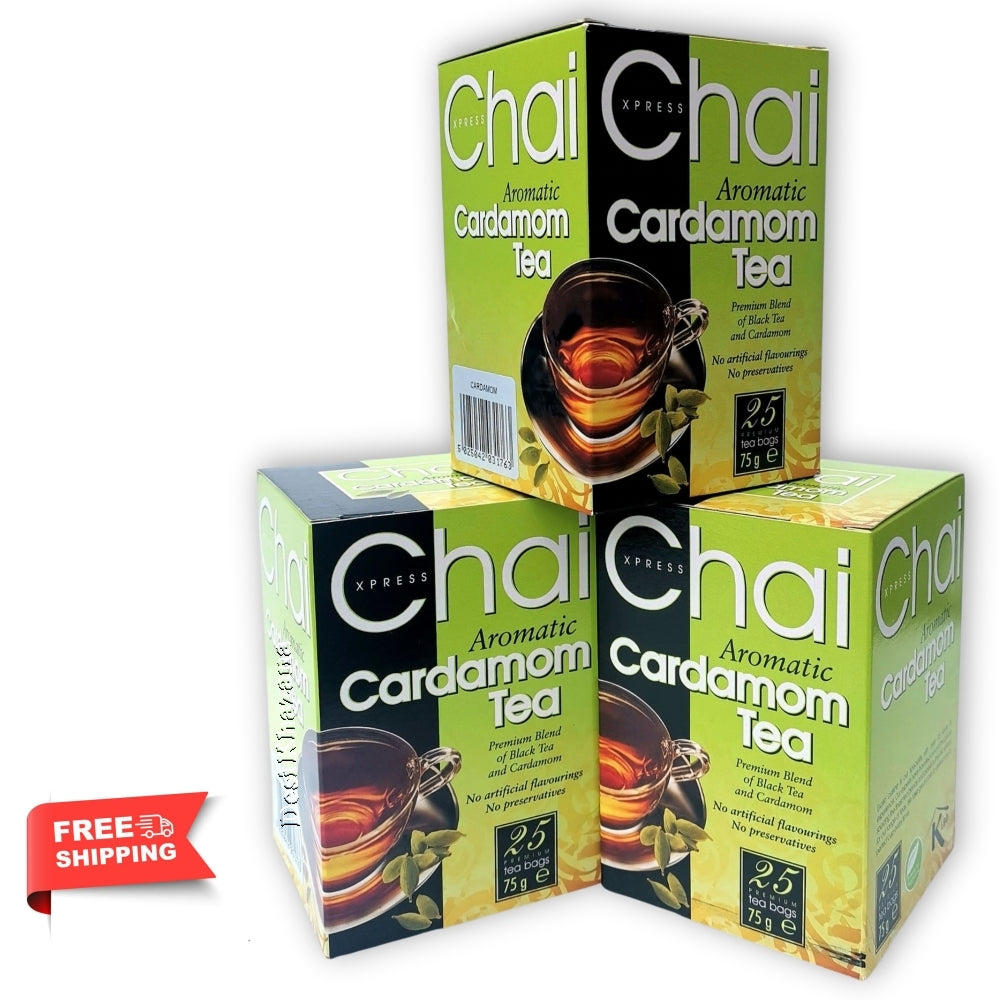 Chai Xpress Aromatic Cardamom Tea Desi Khazana