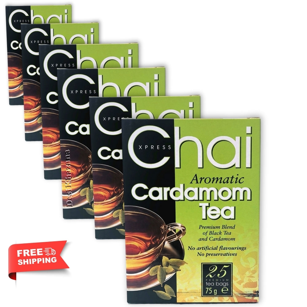 Chai Xpress Aromatic Cardamom Tea Desi Khazana