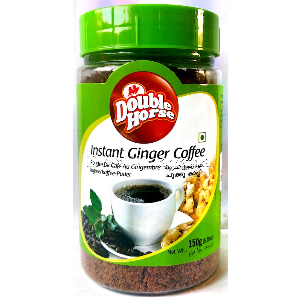 Double Horse Instant Ginger Coffee 150 gm - Desi Khazana