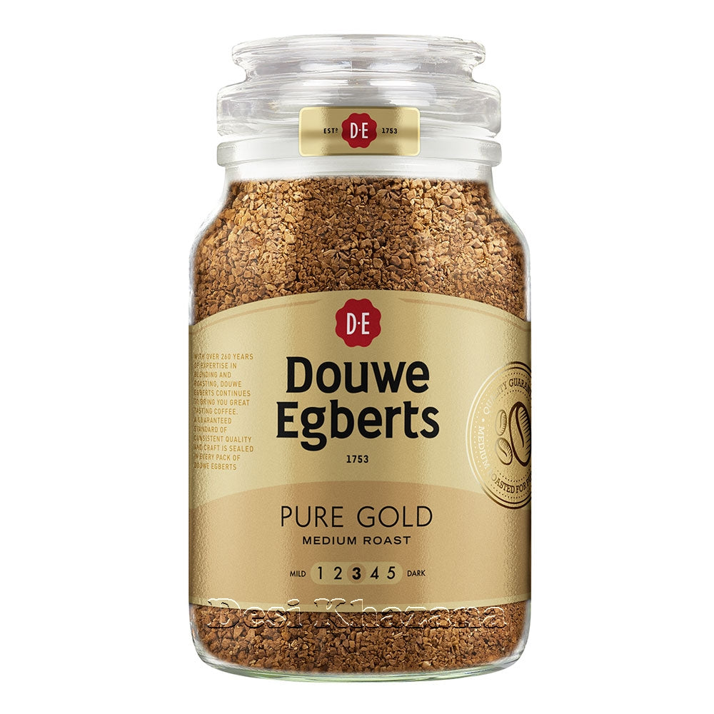 Douwe Egberts Pure Gold Coffee Granules 400 gm - Desi Khazana