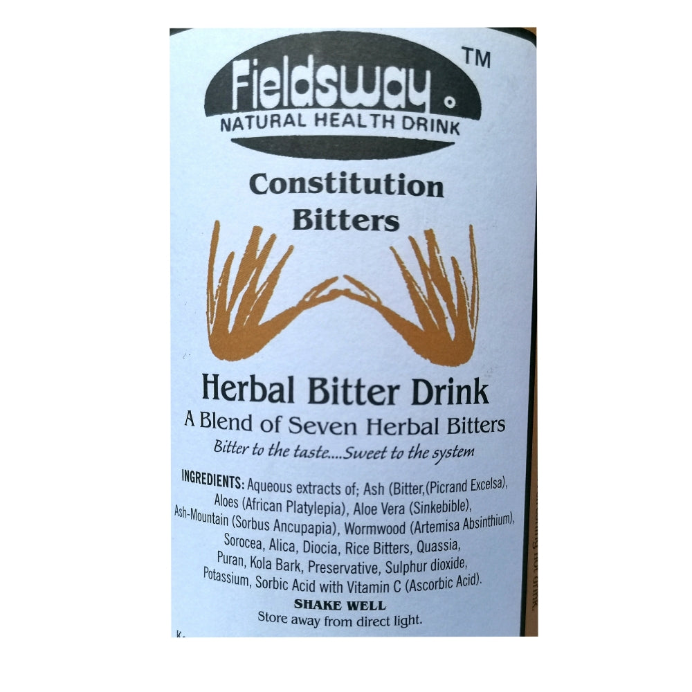 Fieldsway Constitution Bitters (Herbal Bitter Drink) FREE DELIVERY