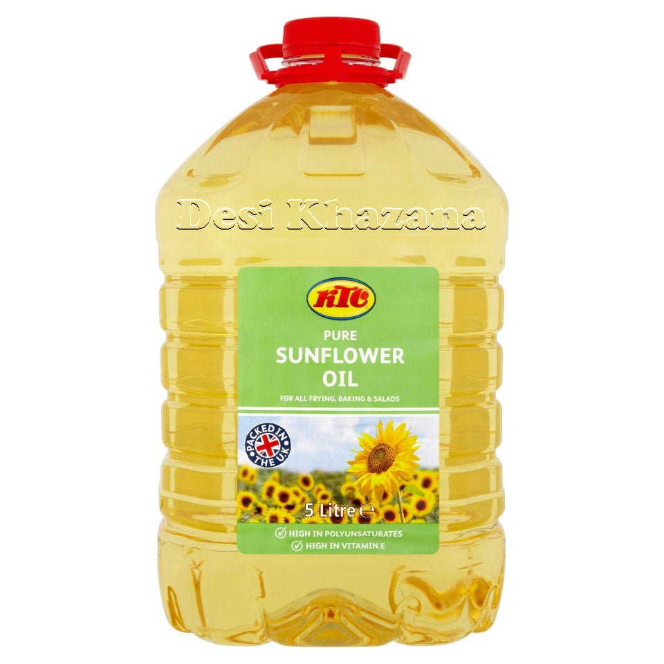 KTC Sunflower Oil (5 Ltr) - Desi Khazana