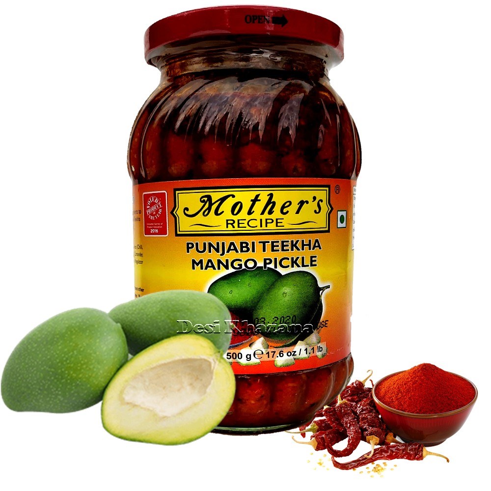 Mother's Recipe Punjabi Teekha Mango Pickle - Desi Khazana
