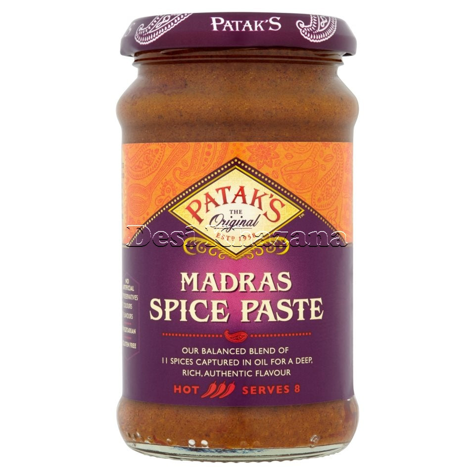 Patak's Madras Spice Paste - Desi Khazana