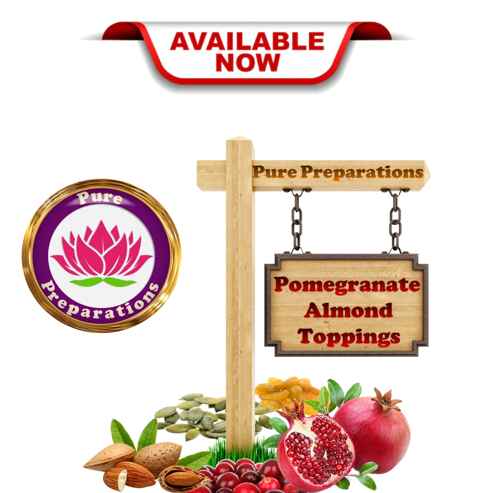 Pure Preparations Pomegranate & Almond Toppings Desi Khazana