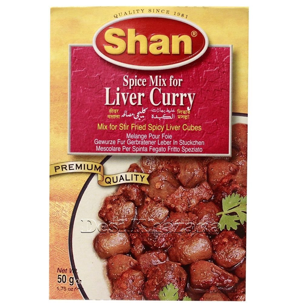 SHAN Liver Curry Spice Mix - Desi Khazana