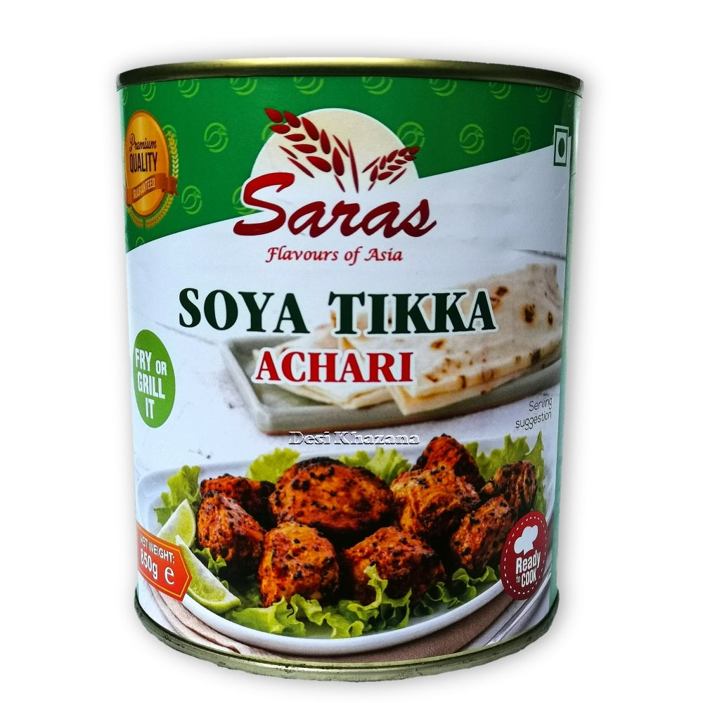 Saras Achari Soya Tikka Desi Khazana
