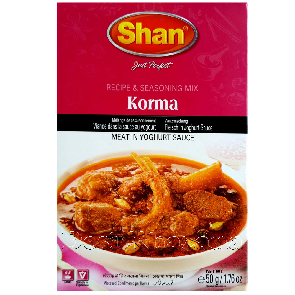 SHAN Korma Curry Mix - Desi Khazana