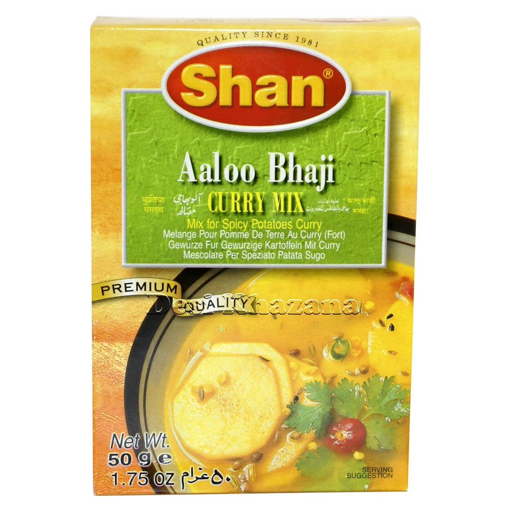 SHAN Aaloo Bhaji Curry Mix - Desi Khazana