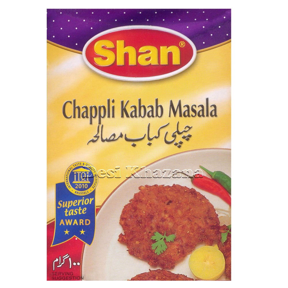 SHAN Chappli Kabab Masala - Desi Khazana