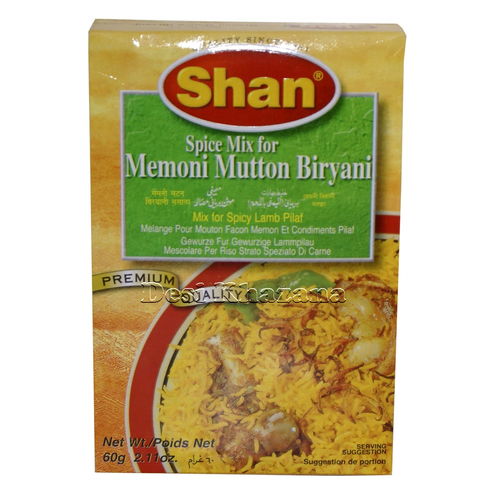 SHAN Memoni Mutton Biryani Mix - Desi Khazana