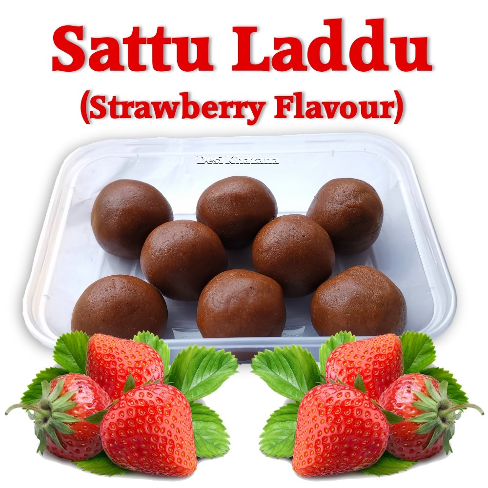 Pure Preparations Strawberry Sattu Laddu Desi Khazana
