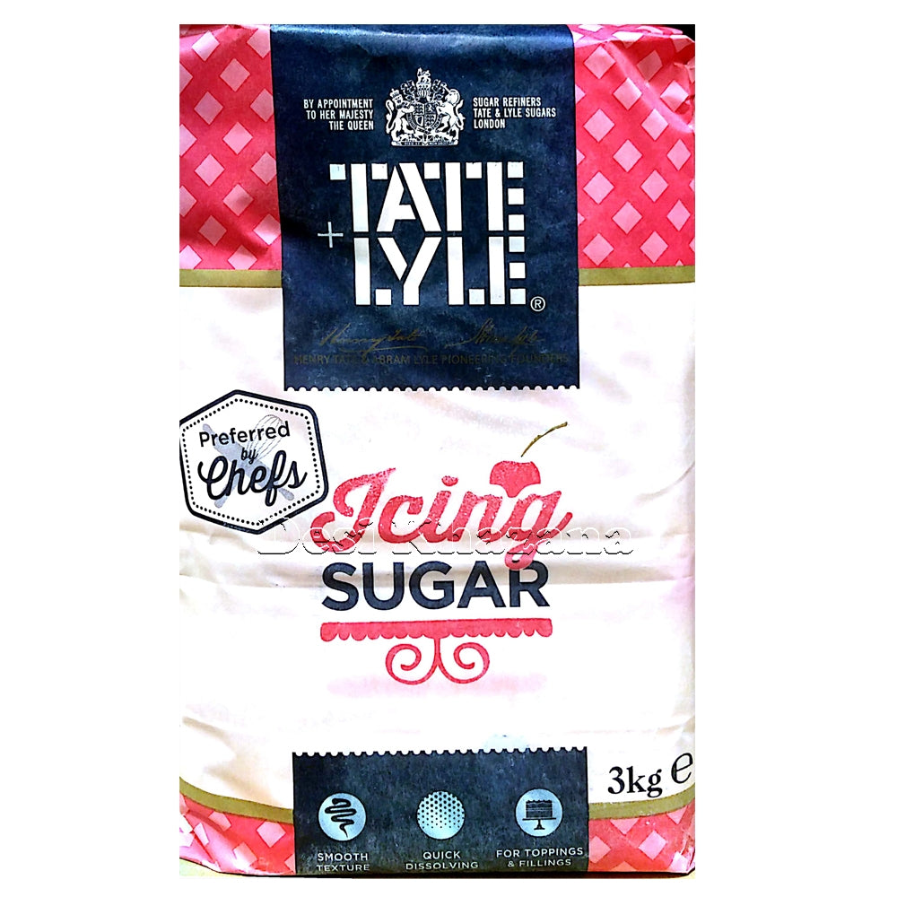 Tate & Lyle Icing Sugar 3 Kg - Desi Khazana