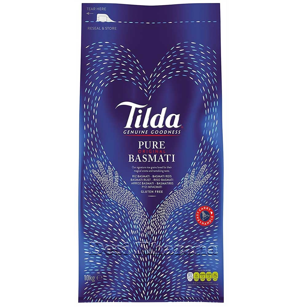 Tilda Pure Basmati Rice 10 Kg - Desi Khazana