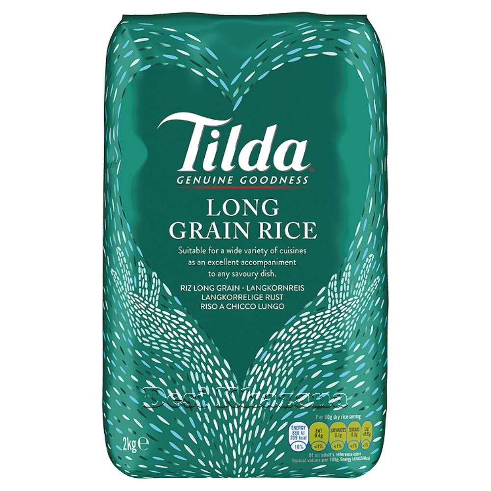 Tilda Long Grain Rice 2 Kg - Desi Khazana