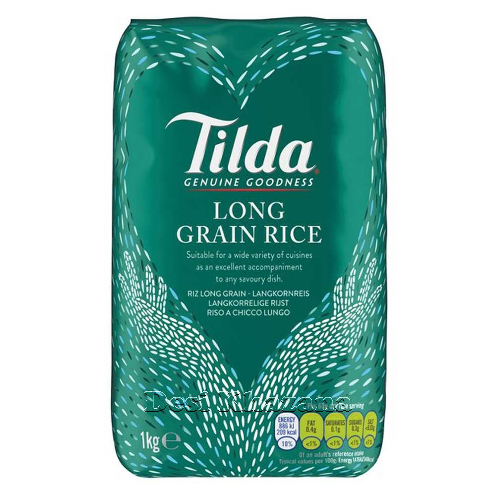 Tilda Long Grain Rice 1 Kg - Desi Khazana