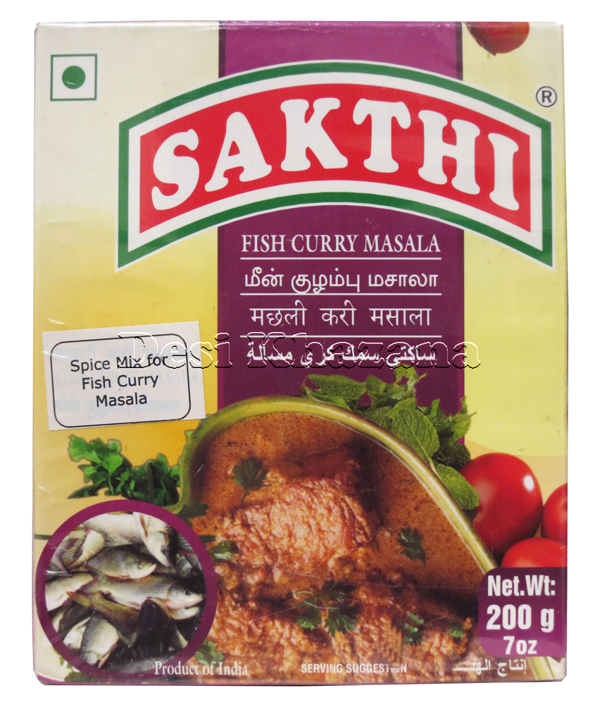 Sakthi Fish Curry Masala - Desi Khazana