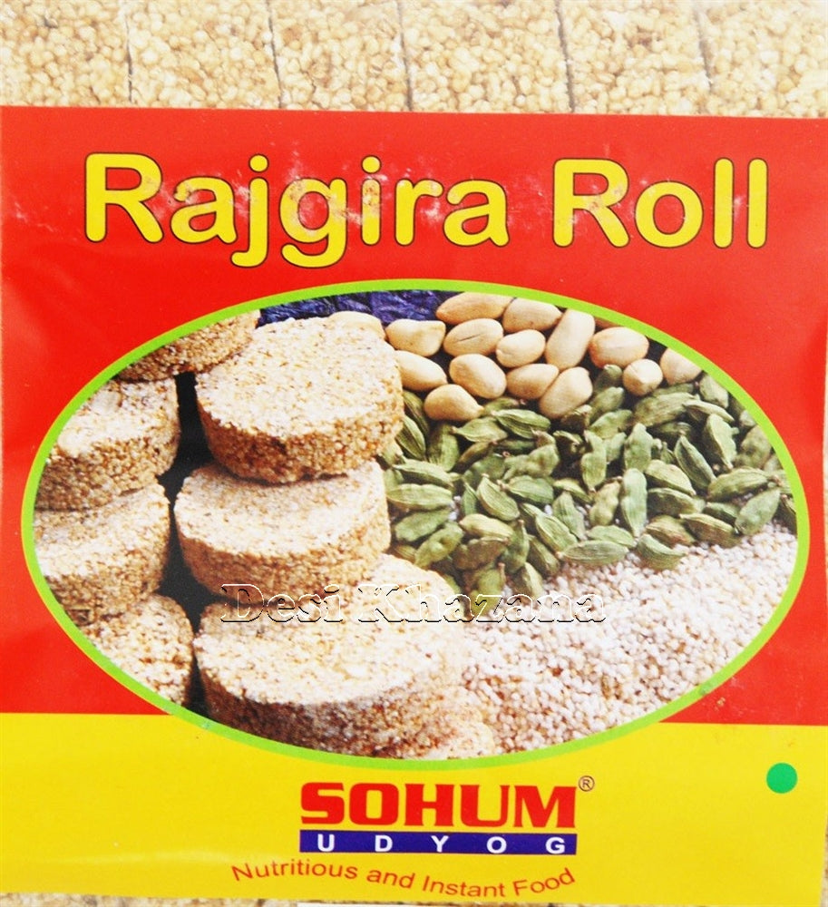 Sohum Udyog Rajgira Rolls (Amaranth Seeds Roll) - 200 gm - Desi Khazana