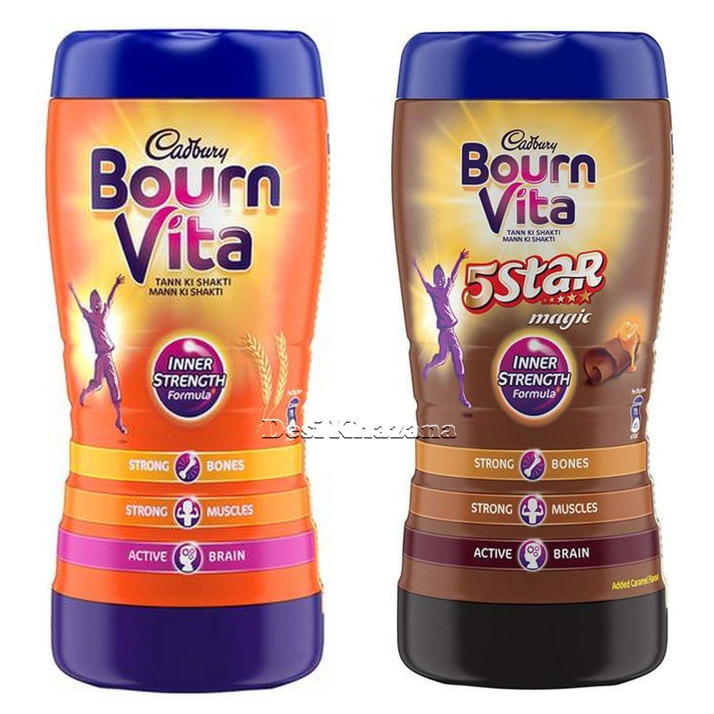 Cadbury Bourn Vita & 5 Star Magic Combo Pack Desi Khazana
