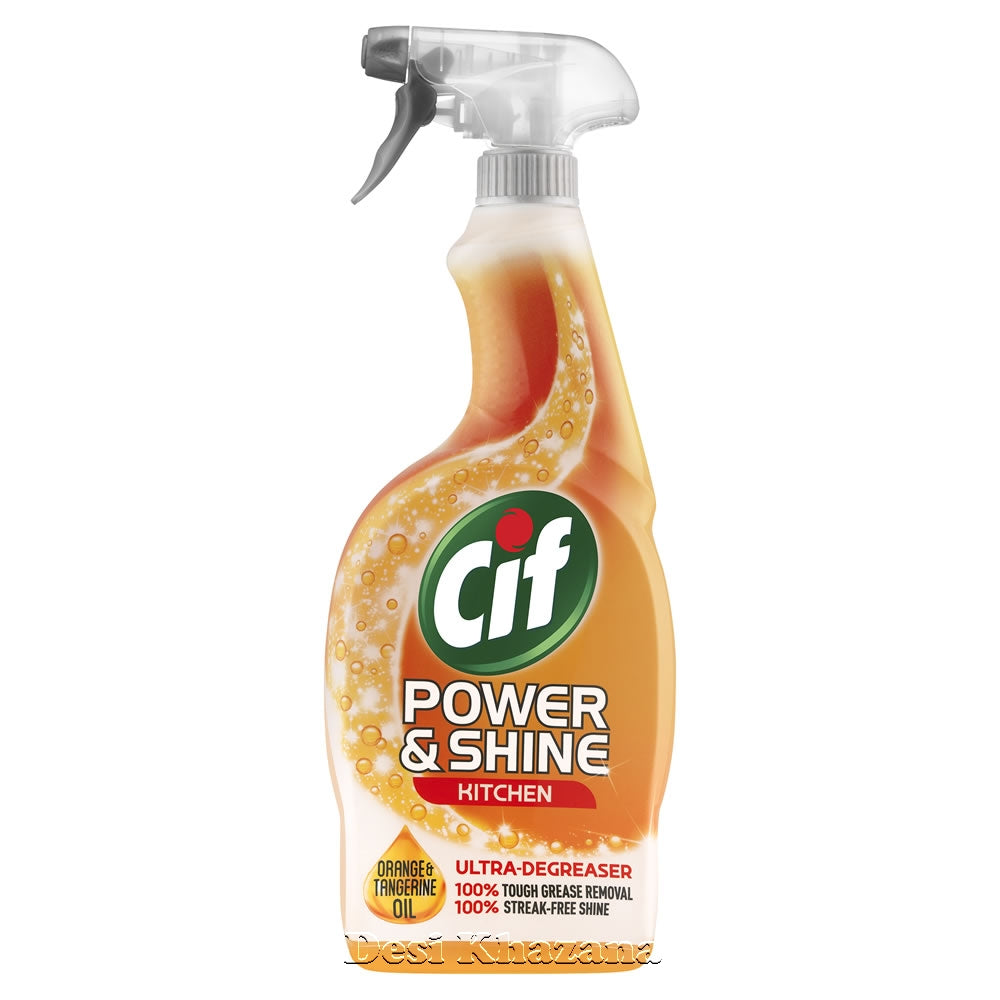 Cif Power & Shine Kitchen Spray 700 ml - Desi Khazana