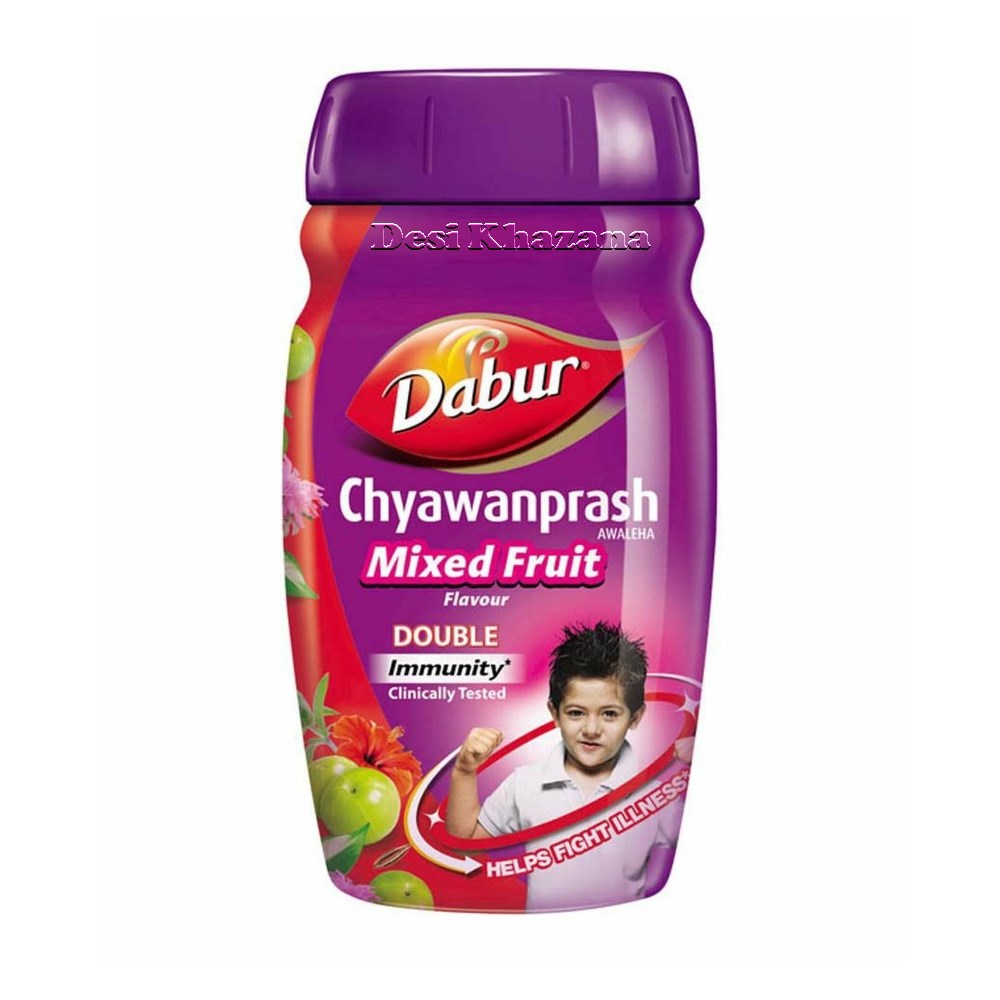 Dabur Chyawanprash MIXED FRUIT Flavour 500 gm - Desi Khazana