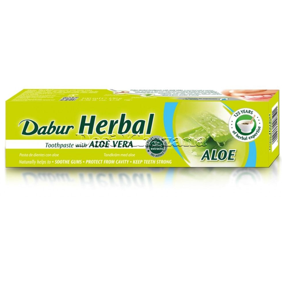 Dabur Herbal Aloe Vera toothpaste - Desi Khazana
