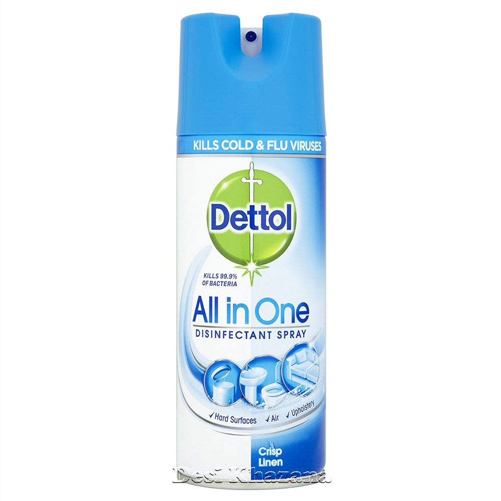 Dettol All In One Disinfectant Spray 400 ml - Desi Khazana