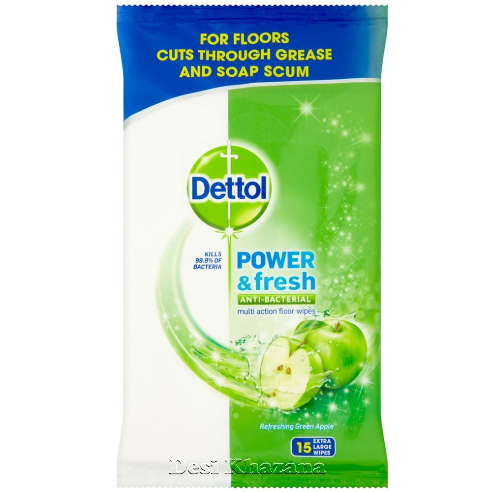 Dettol Anti Bacterial Floor Wipes - Desi Khazana