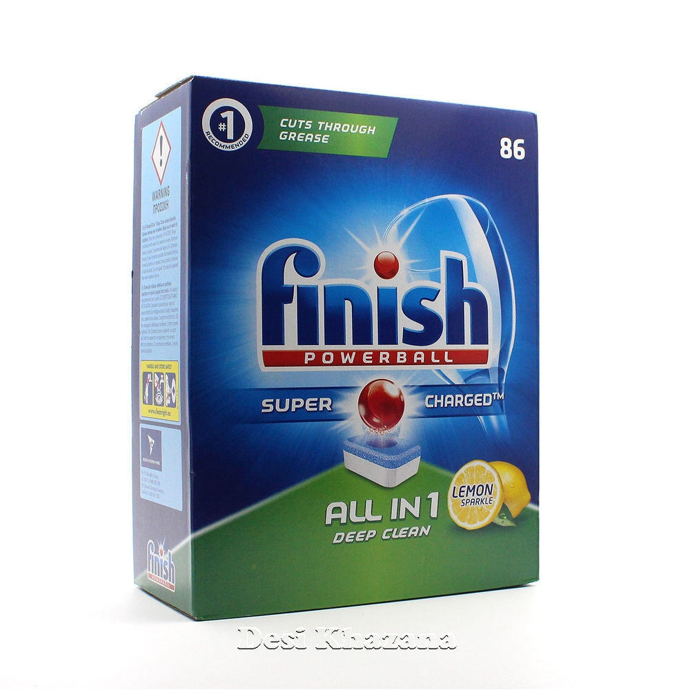 Finish Powerball All in 1 Deep Clean Dishwasher Tablets (86 Tabs) - Desi Khazana