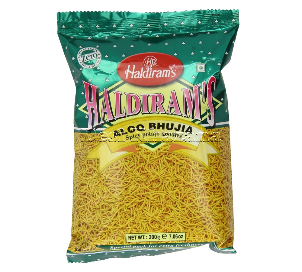 Haldiram's Aloo Bhujia 200 gm - Desi Khazana