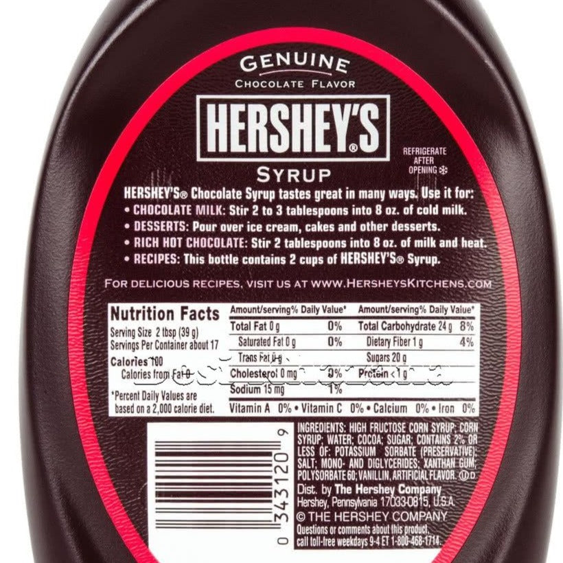 Hershey's Chocolate Syrup 1.36 Kg - Desi Khazana