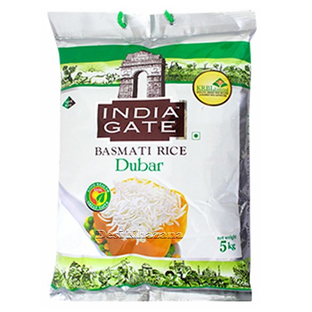 India Gate Durbar Basmati Rice 5 Kg - Desi Khazana