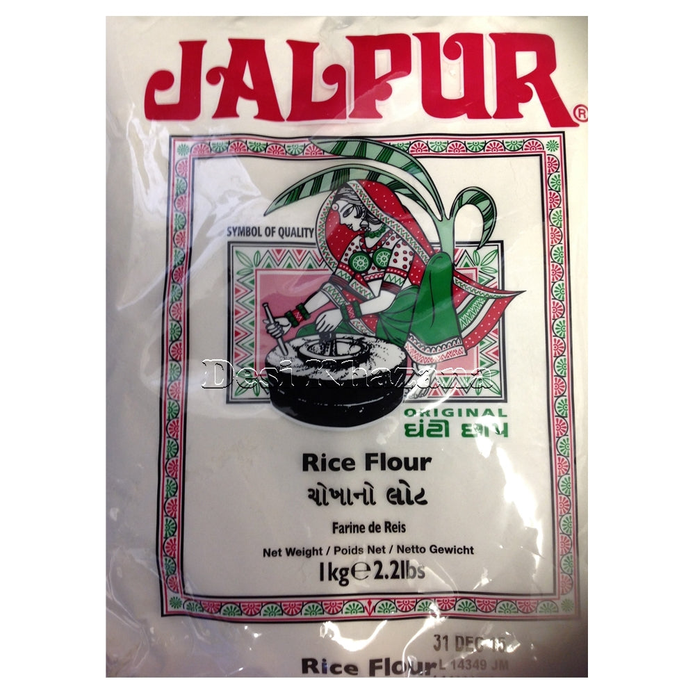 Jalpur Rice Flour 1 Kg - Desi Khazana