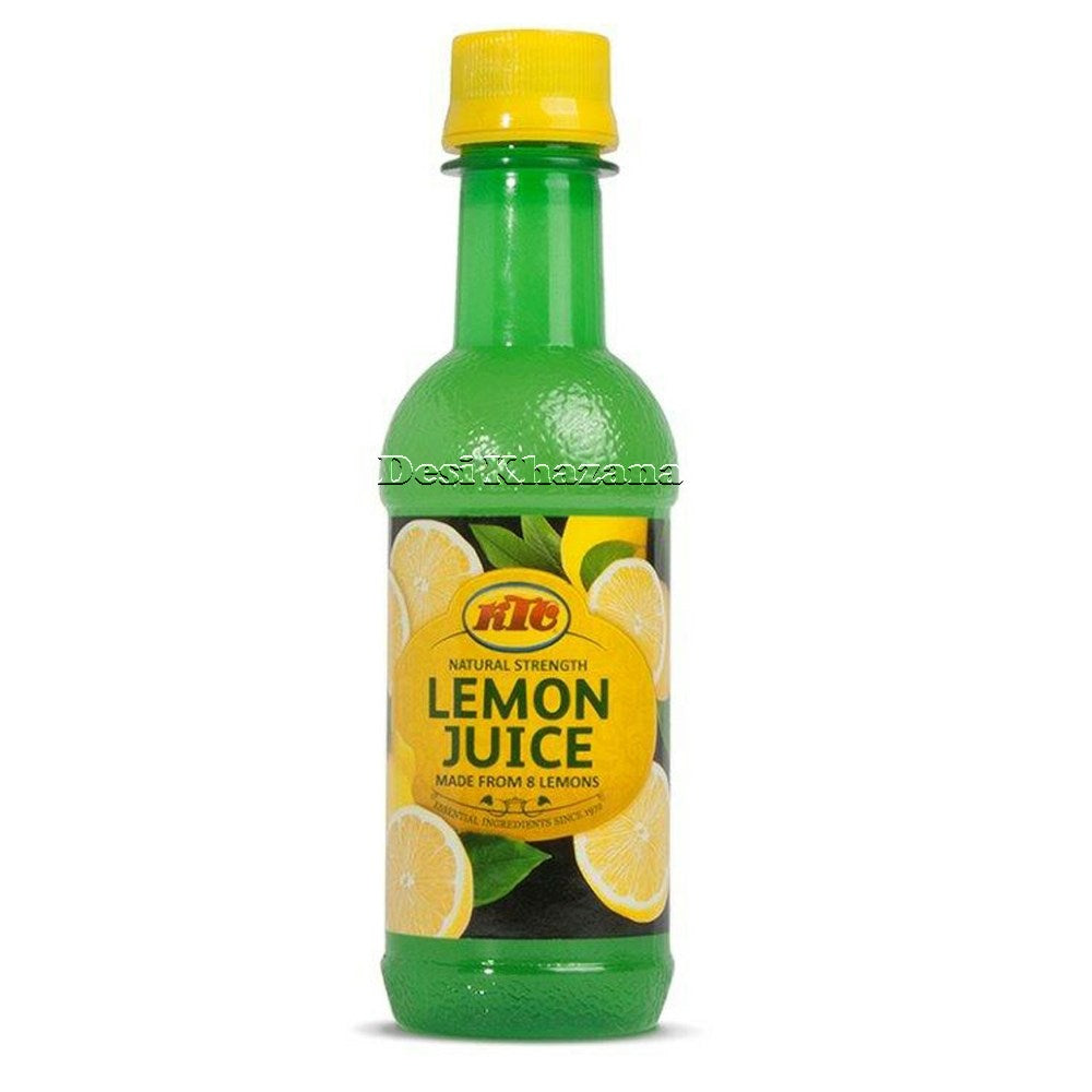 KTC Lemon Juice 250 ml - Desi Khazana