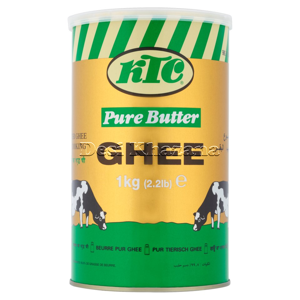 KTC Pure Butter Ghee 1 Kg - Desi Khazana