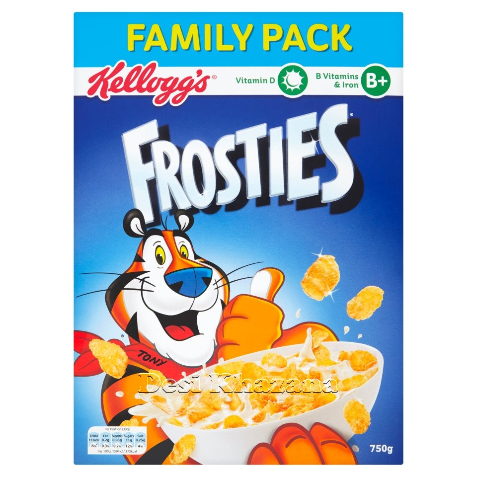 Kellogg's Frosties 750 gm (Family Pack) - Desi Khazana