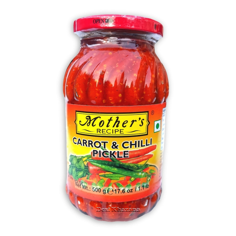 Mother's Recipe Carrot Chilli Pickle Desi Khazana