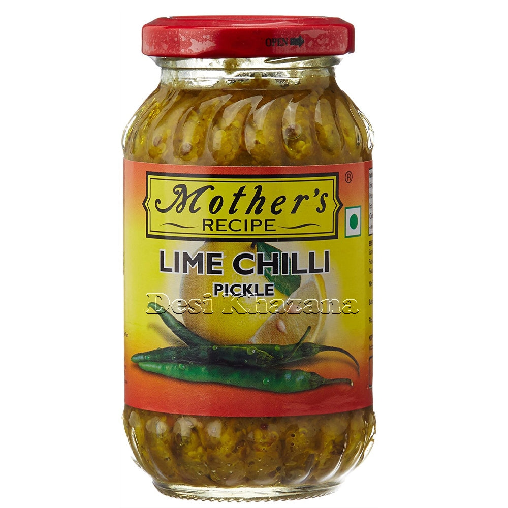 Mother's Recipe Lime Chilli Pickle - Desi Khazana