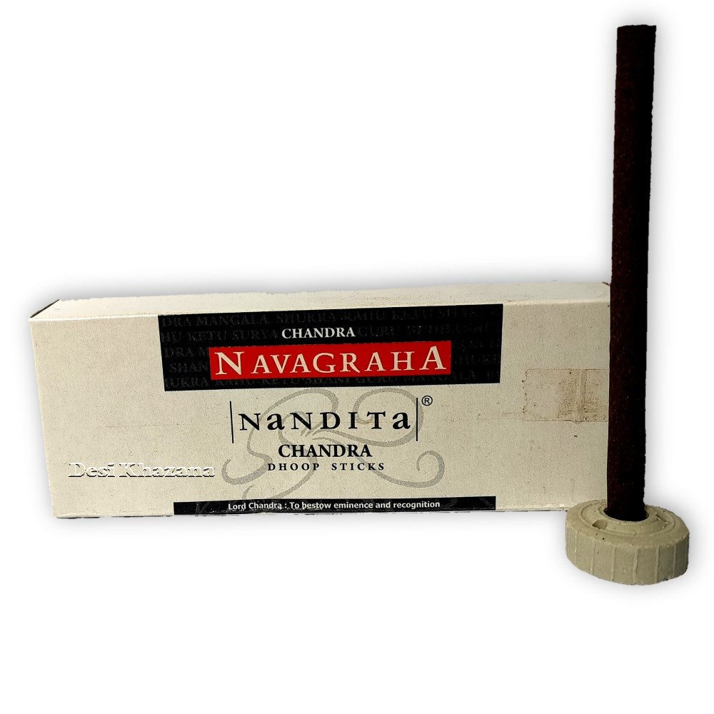 Nandita Navagraha Chandra Dhoop Sticks Desi Khazana