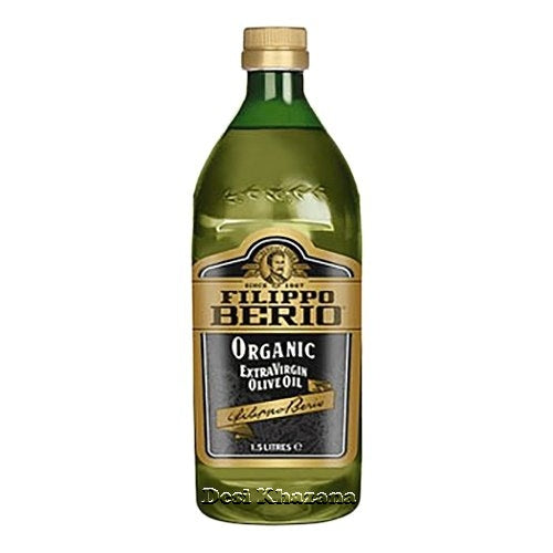 Filippo Berio ORGANIC Extra Virgin Olive Oil 1.5L - Desi Khazana