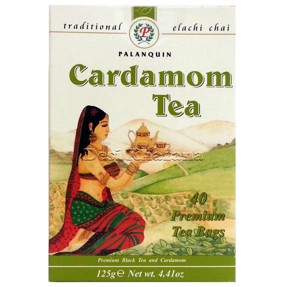 Palanquin Cardamom Tea Bags - Desi Khazana