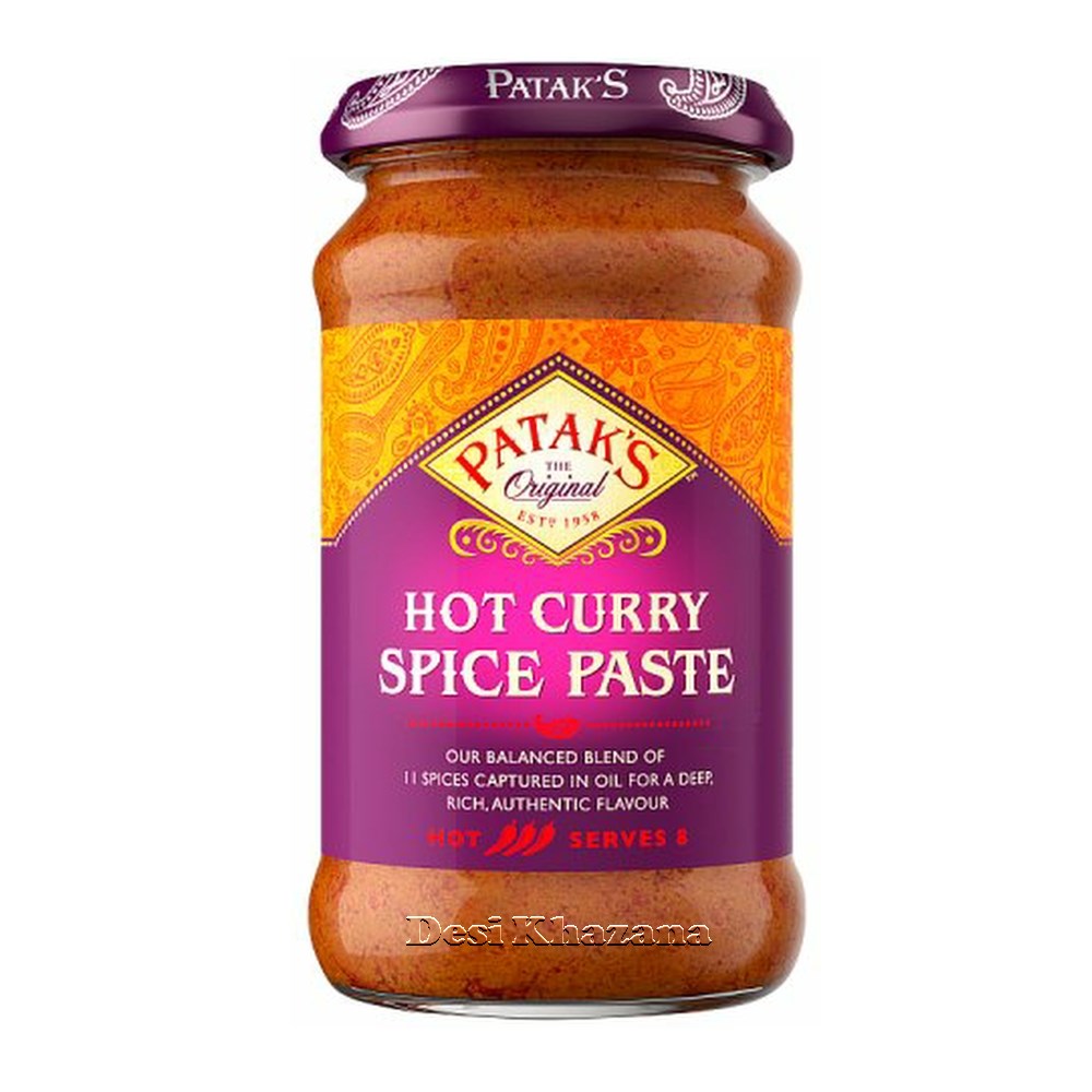 Patak's Hot Curry Spice Paste Desi Khazana