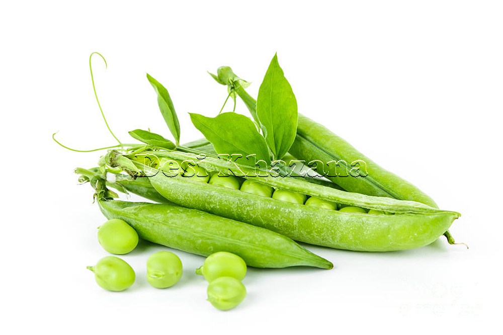Pea Pods or Green Peas - Desi Khazana