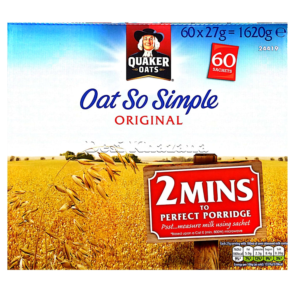 Quaker Oat So Simple Original (60 Sachets) - Desi Khazana