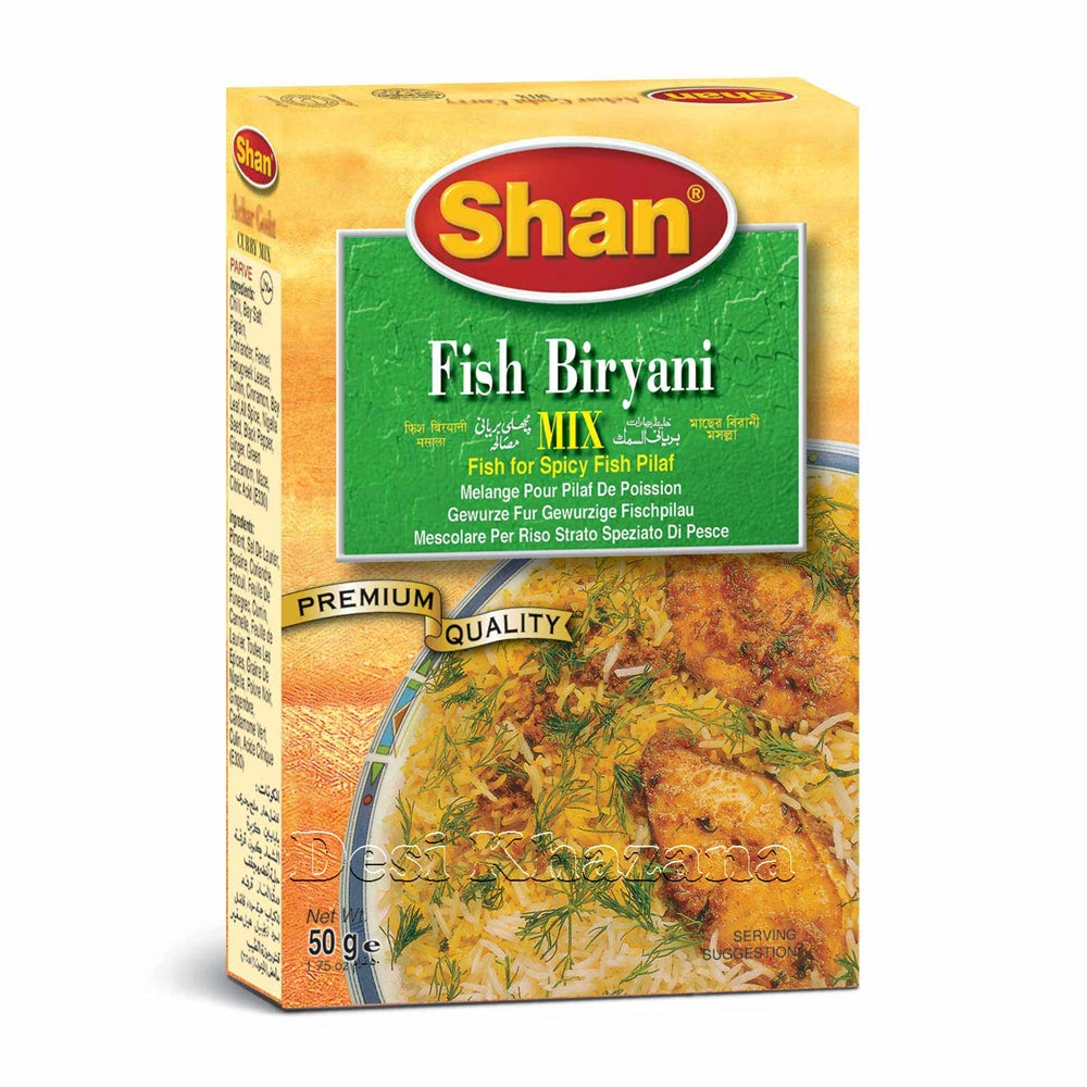 SHAN Fish Biryani Mix - Desi Khazana