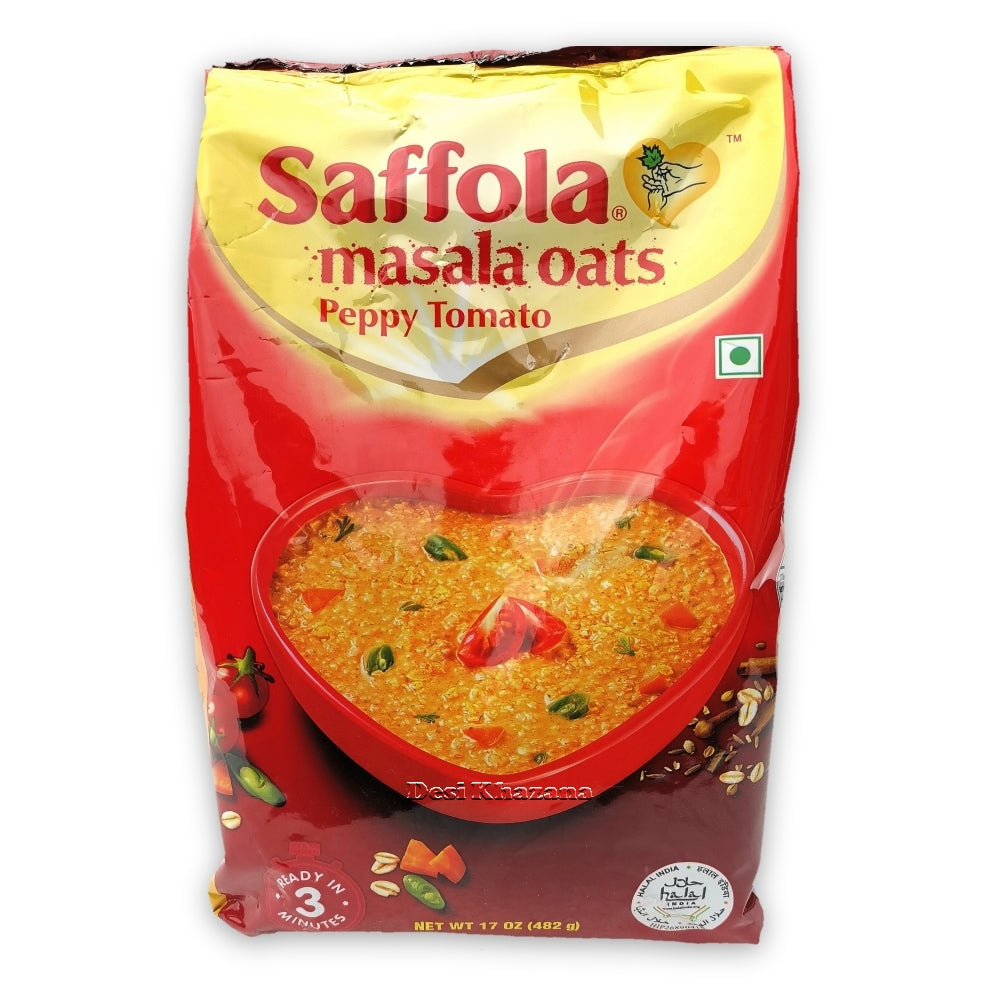 Saffola Masala Oats (Peppy Tomato) 482 gm Desi Khazana