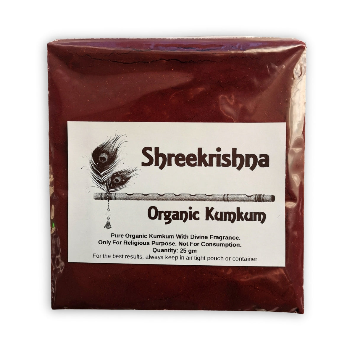 Shreekrishna Organic Kumkum Powder for Puja – Desi Khazana