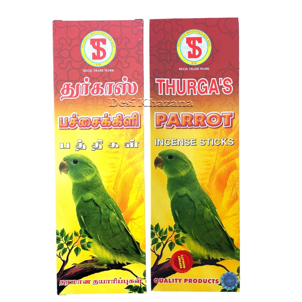 Thurga's Parrot Incense Sticks Desi Khazana