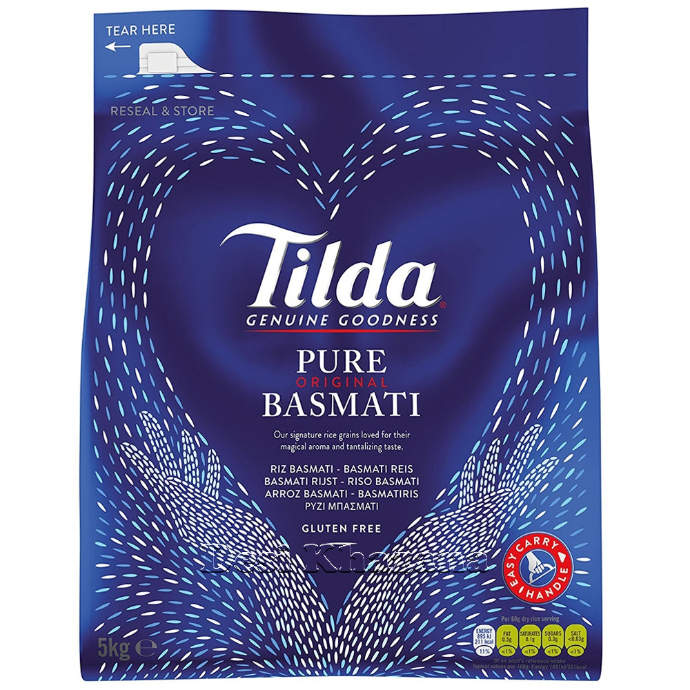 Tilda Pure Basmati Rice 5 Kg - Desi Khazana